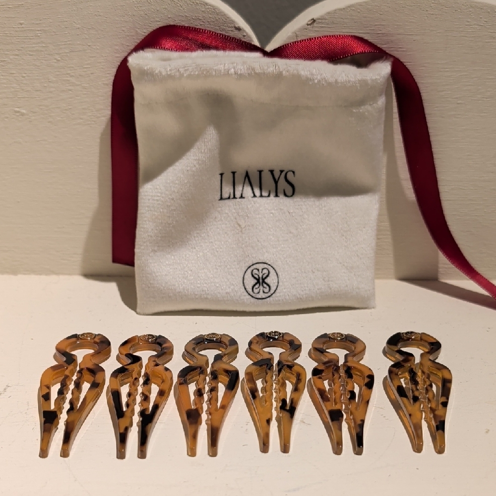 Lialys Tortoise Shell Hair Clips